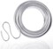 Aluminum Wire, 9 Gauge 12 Gauge 18 Gauge Bendable Metal Wire Armature Aluminum Craft Wire for Wreath Making Beading Floral (Silver, 3 mm Thickness)